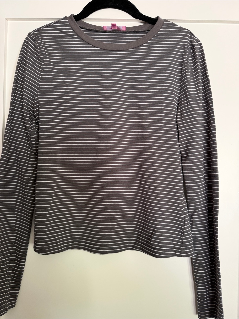 Long Sleeve Stripe Women's Tees (set of 2)